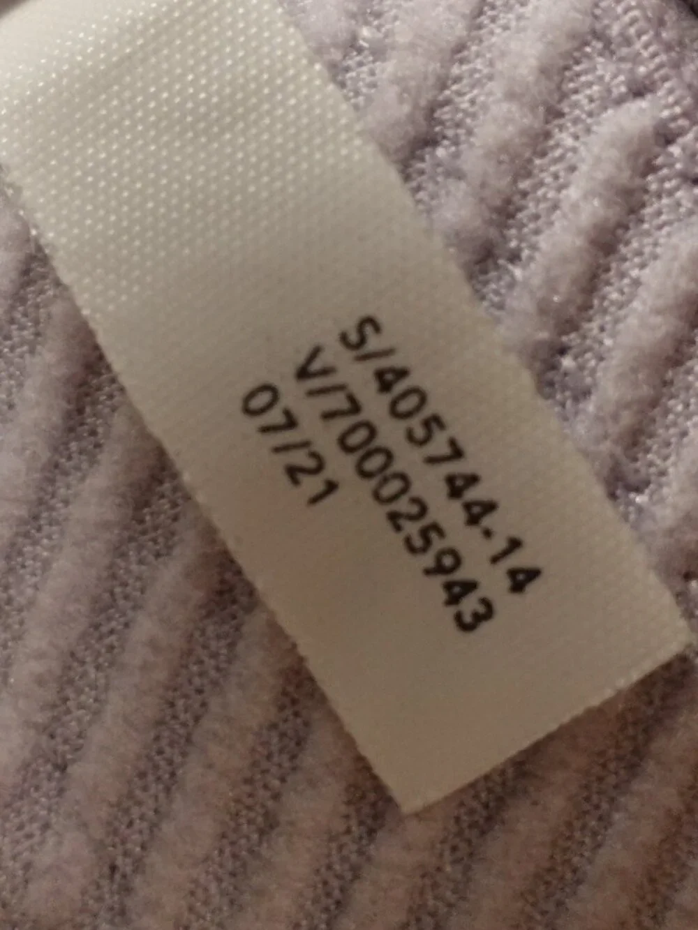 Athleta Advance Bra B-G 32DD Women's Light Purple High Impact Sports Bra